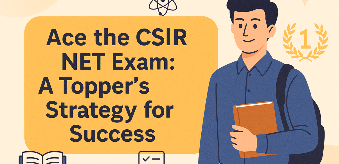 Ace the CSIR NET Exam: A Topper’s Strategy for Success  (Revised)